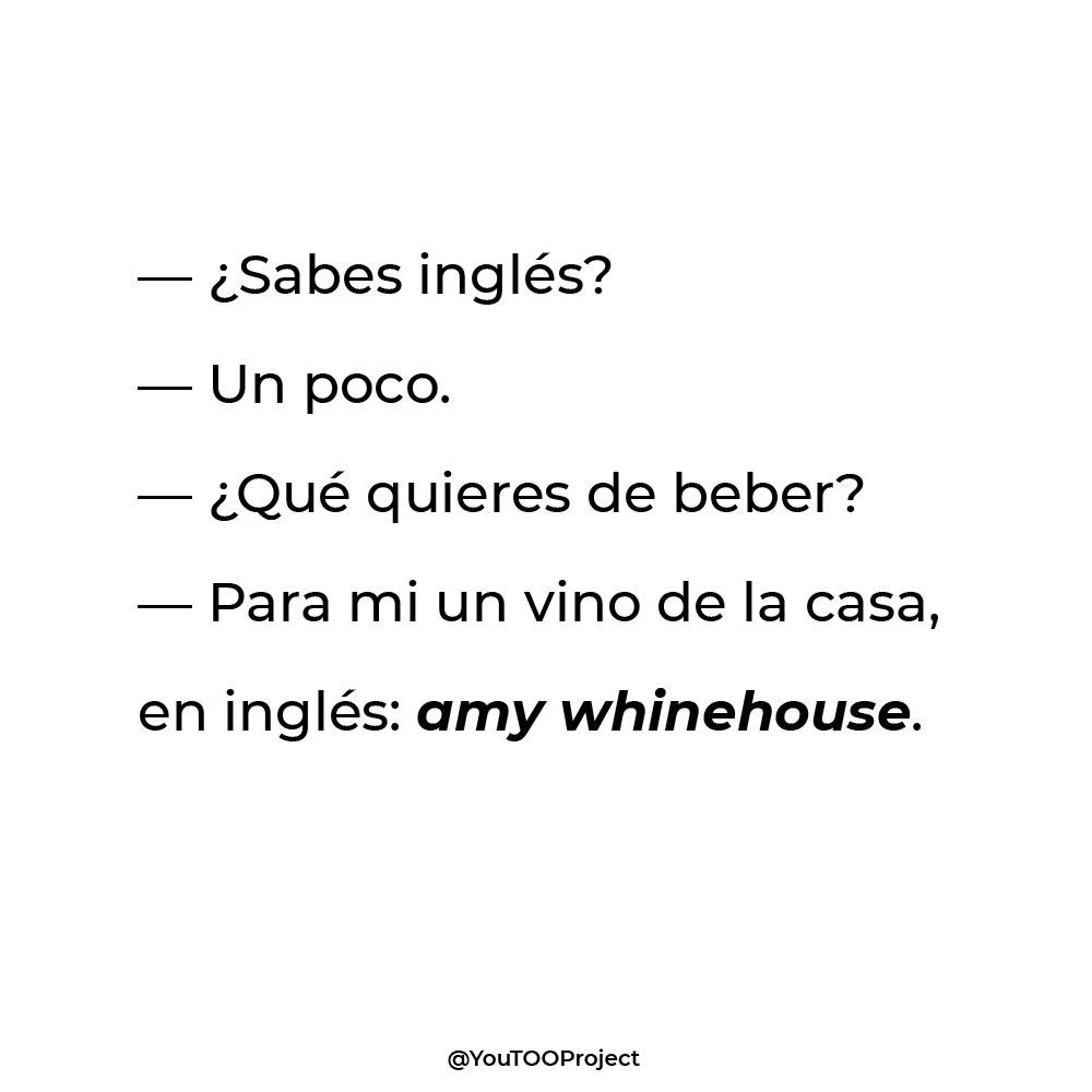 Chiste Malo Inglés